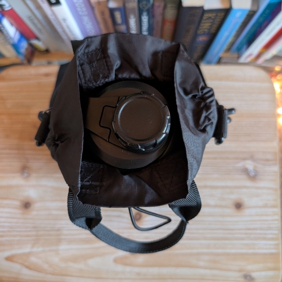 Calpak Water Bottle Holder In Black Nylon - Picture 7 of 11